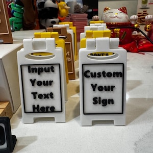 Placas engraçadas personalizadas para mesa, placas engraçadas para escritórios