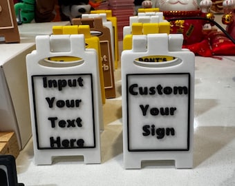 Custom desk funny signs, humorous offices signs