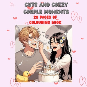 Couples Coloring Pages – Cozy Moments Printable Coloring Book for Adults