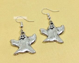 Silver Ghost Earrings