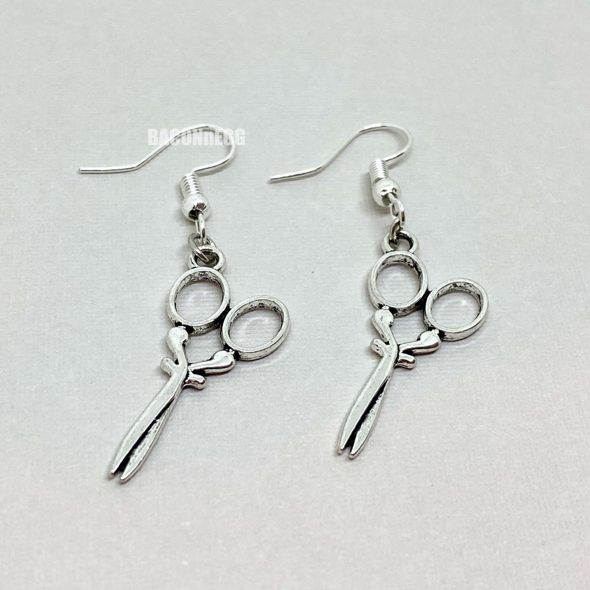 Scissors Earrings Etsy UK