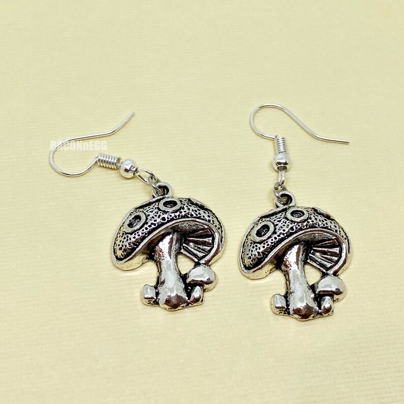 Mushroom Earrings image 2