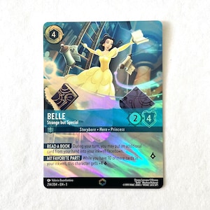 Belle, Strange But Special Lorcana Proxy Card
