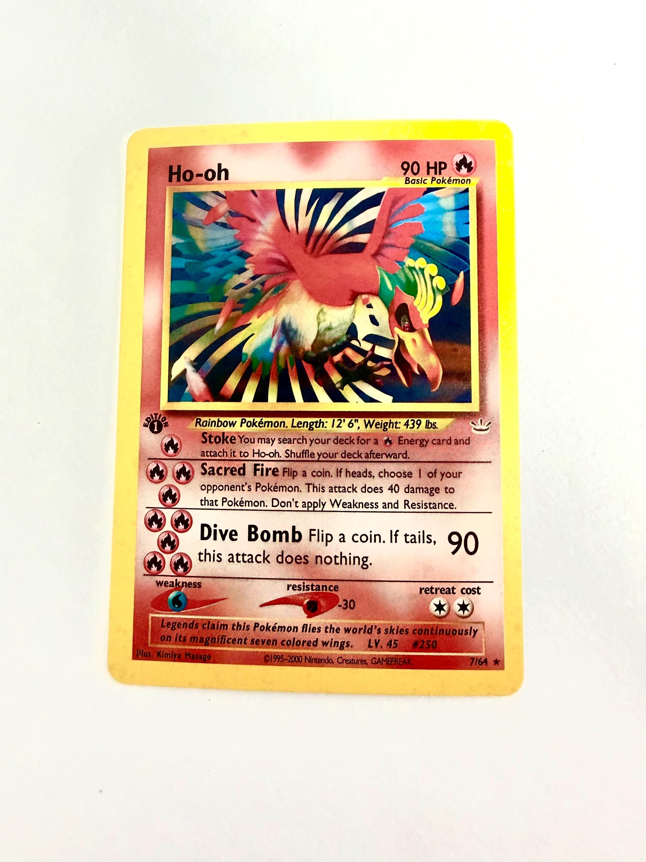 Ho Oh Card - Etsy Ho Oh Card - Etsy