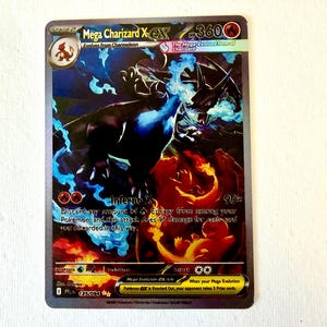 mega charizard ex gx pokemon orica proxy card Mega Charizard X ex MUR Phantasmal Flames Pokemon Proxy Card English OP PROXIES TCG