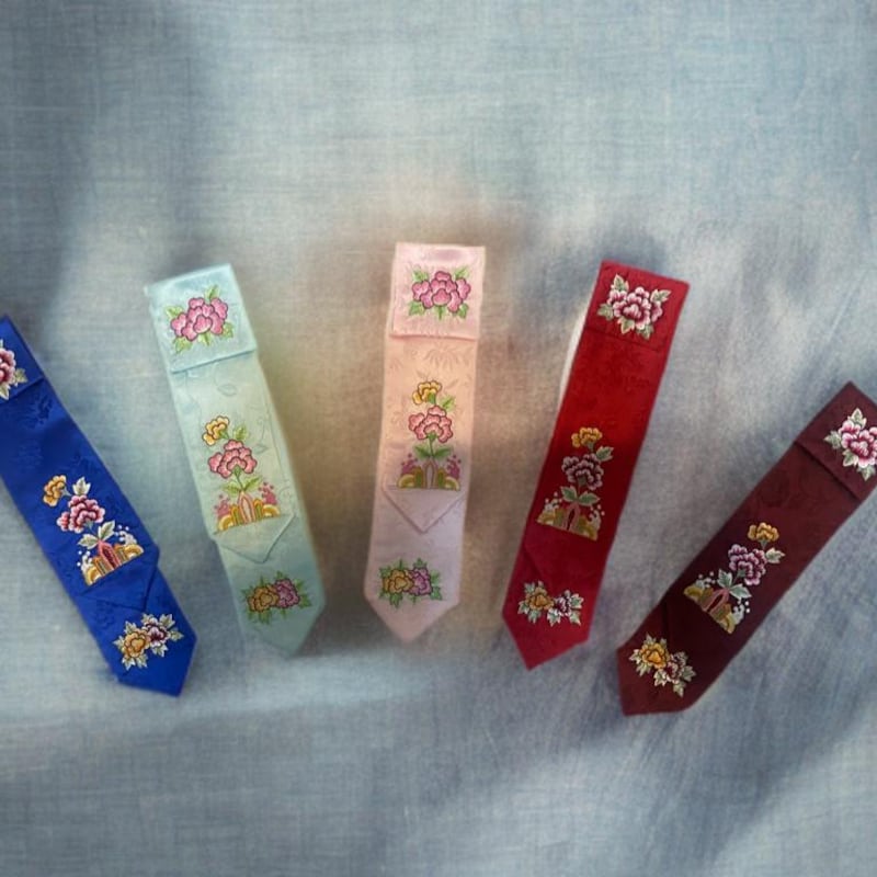 Korean Ribbon Hair Pin - Etsy