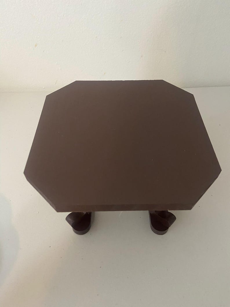Handmade Traditional Mini Wooden Table, Octagon Tea Table, Flower Soban ...