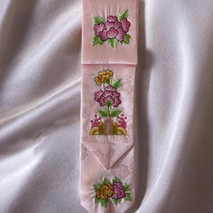Embroidered Korean Daenggi Hair Ribbon, Hanbok Accessory, Traditional Korean Hair, Korean Hair Tie, Korean Traditional Event Hair, Gift Wrap