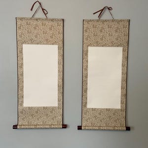 Carta per calligrafia vuota, carta per calligrafia, pittura tradizionale cinese, rotolo appeso, banner verticale, Sumi Kanji, arte cinese coreana