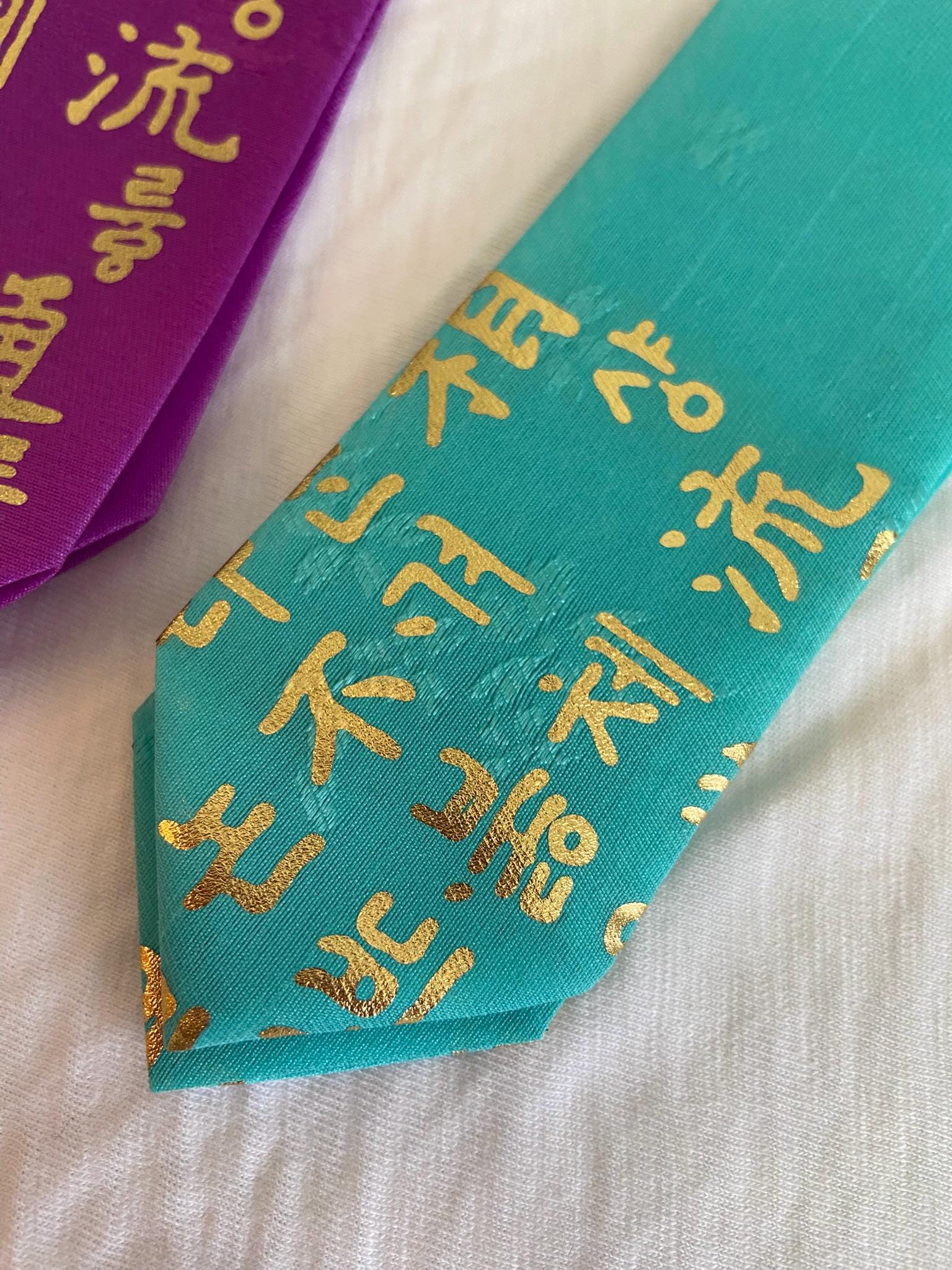 Hunminjeongeum Daenggi | Korean Calligraphy Ribbon | Hanbok Hair ...