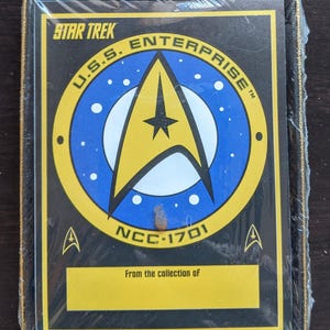 Star Trek U.S.S. Enterprise NCC-1701 Book Plate