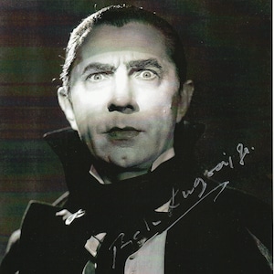 Dracula (1931) - Bela Lugosi | 8x10 Authentic Autograph by Bela Lugosi, Jr.