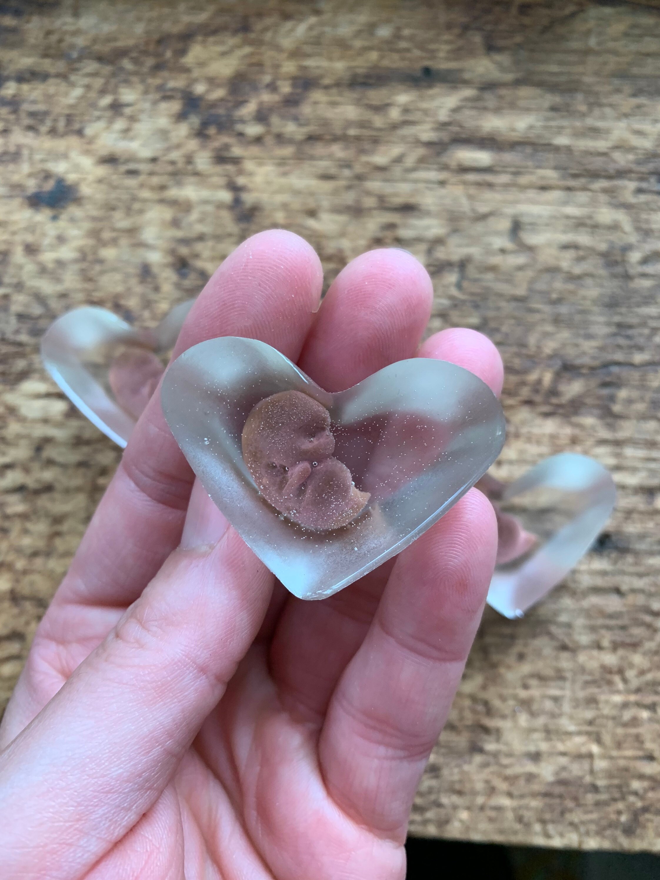 Ready to Ship, BROWN, 7 week gestation embryo fetus, baby, Memorial/H…