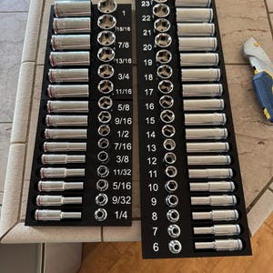 3/8 Sockel Tablett