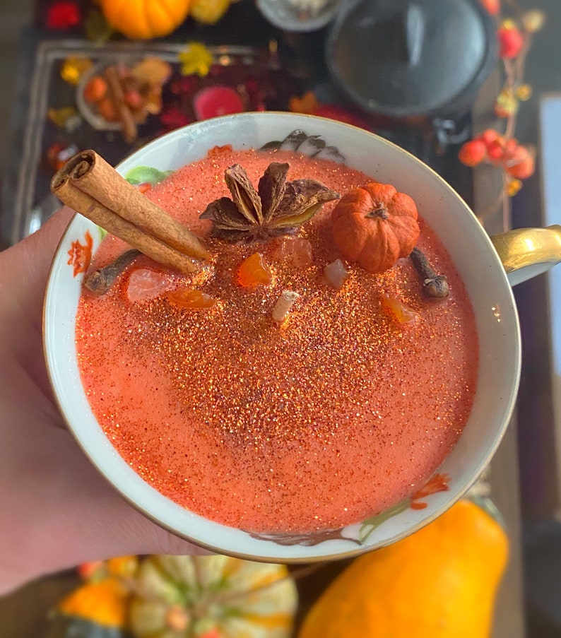 Pumpkin Spice Chai Teacup Candle