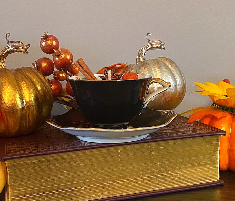 Pumpkin Spice Chai Teacup Candle