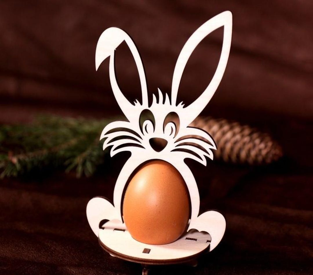Easter-eggs-rabbit-stand 4mm, CNC Router Projects, Carving Patterns ...