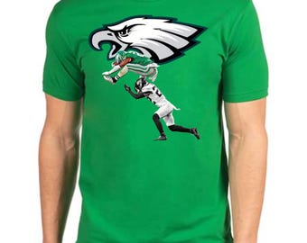 Saquon Barkley Philadelphia Eagles Short Sleeve T-Shirt in Green, Black, or White