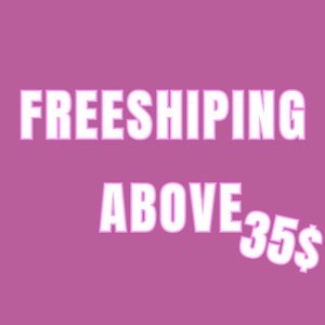 Puede incluir: Un fondo morado con las palabras "FREESHIPPING" en letras blancas grandes en la parte superior. Debajo, en letras blancas m&aacute;s peque&ntilde;as, est&aacute; la palabra "ABOVE" y el n&uacute;mero "35$" en una fuente inclinada.