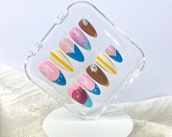Tony Chopper Press-On Nails: Anime One Piece Inspired Nail Art