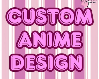 Message me - Custom Anime Design - Bowtienailbox