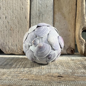 Decorative light purple shell Ball