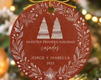 Personalized Christmas Ornaments, Custom Christmas Tree Decor Wood Xmas