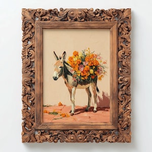 Burro Painting - Etsy