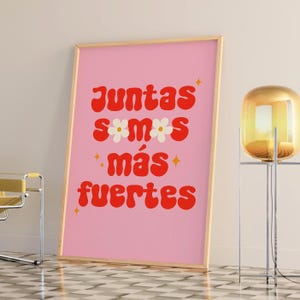 Arte Digital Citas de Mujeres Fuertes Día de las Madres Feminist Art Print Femenista Día Internacional Mujer Girl Power Female Empowerment