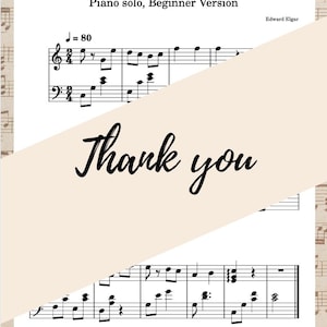 Salut d&#39;Amour (Love&#39;s Greeting), Easy Piano, Love Song, Piano Solo, Beginner Version, For Him, For Her, For Love, Learn Piano