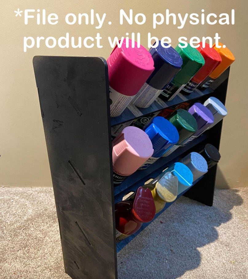 Spray Paint Holder Laser Cut File Etsy Australia