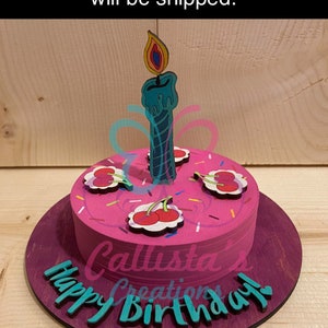 Birthday Cake laser file *Glowforge