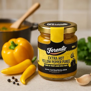 Extra Hot Yellow Pepper Puree – 100g | Bold Spicy Chili Paste for Cooking, Grilling & Marinades | All-Natural Heat Booster Sauce