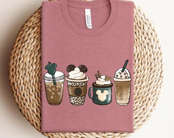 Disney Coffee Shirt, Magic Kingdom T-Shirt, Mickey Epcot Coffee Shirt, Coffee Lover Shirt, Disneyland Shirt, Disney Drink Coffee, Disney Tee