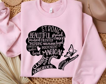 Strong And Unique Women Shirt, Women's History Month Sweatshirt, International Women's Day T-Shirt, Strong Women Sweater, Gift For Women