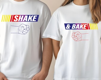 Shake and Bake Comfort Colors Shirt for Adults, Funny Matching Shirts