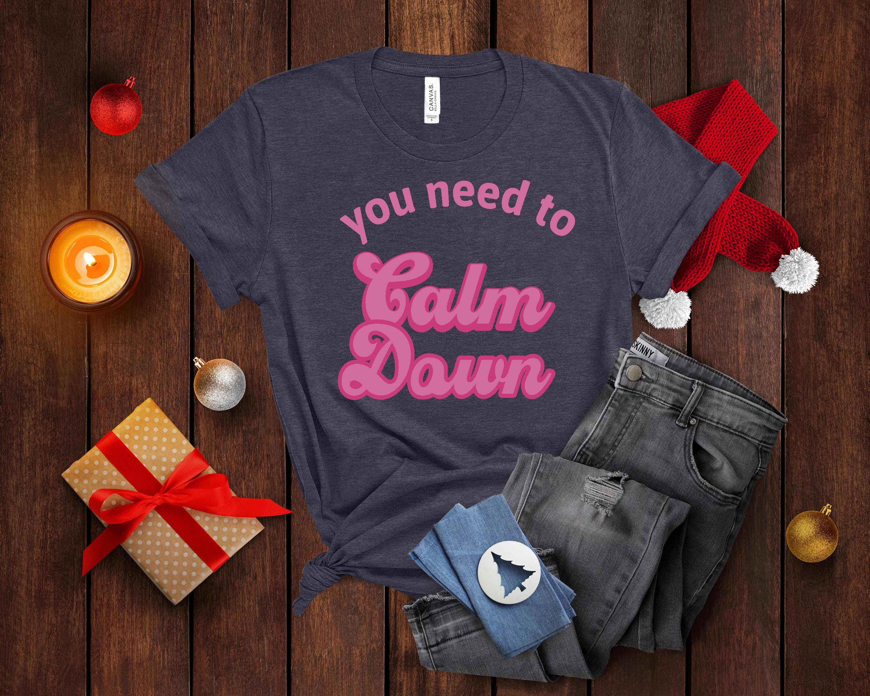 You Need to Calm Down Funny Shirt, Womens Trendy Concert T-shirt, Music ...