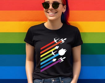 Star Wars LGBT Pride T-Shirt, Trans Pride Shirt, LGBTQ Star Wars Shirt, Trans Shirt, Disneyland Trip LGBT Shirt, Gay Pride Star Wars Shirt