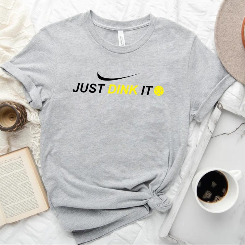 Just Dink It Pickleball T-Shirt,Pickleball Gift,Pickleball Player Shirt,Racquetball T-Shirt,Paddleball Sport T-Shirt,Pickleball Lover Tee zdjęcie 2