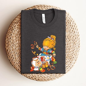 Rainbow Brite Retro Shirt, Vintage Cartoons Shirt, Vintage Cartoon Friends Nostalgia Shirt, Friends 80&#39;s Cartoon Characters Rainbow Shirt