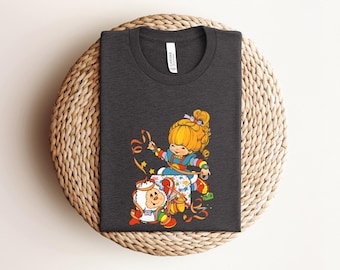 Rainbow Brite Retro Shirt, Vintage Cartoons Shirt, Vintage Cartoon Friends Nostalgia Shirt, Friends 80's Cartoon Characters Rainbow Shirt