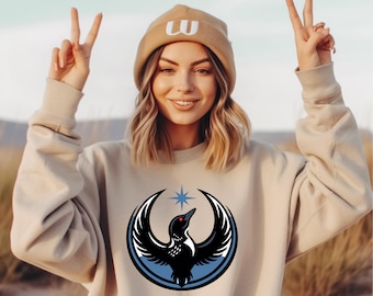 Sudadera Minnesota Rebel, sudadera con cuello redondo Starbird de la Alianza Estatal de Minnesota, sudadera con capucha Bird Loon Resistance, camiseta de protesta política de Minnesota