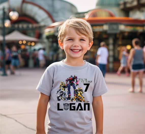 Rescue Bots Birthday T-Shirt, Custom Transformer Birthday Party Shirt, Trans4mers Personalized Shirt Toddler Youth, Auto Bots Legendary Tee
