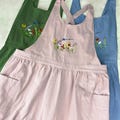 Handmade Embroidered Women's Apron -Personalized Custom Home Apron - Gardening Apron - Custom Women's Gift - Embroidered Women's Gift   V1 product logo