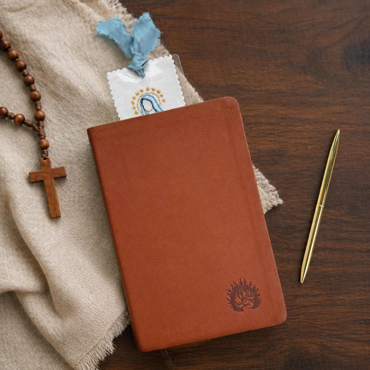 Hand Embroidered Religious Bookmark, Cotton Religious Saint Bookmarks ...