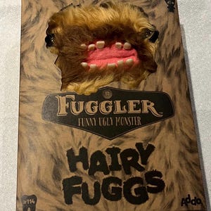 Fuggler-Hairy Fugg Screech Brown Funny Ugly Monster New Plush