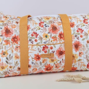 Duffle bag PDF pattern, Travel bag sewing pattern, Weekend bag pattern, Instant download PDF (A4, US letter, A1, Projector file) image 3