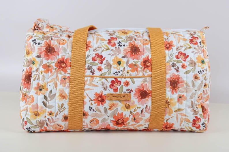 Duffle bag PDF pattern, Travel bag sewing pattern, Weekend bag pattern, Instant download PDF (A4, US letter, A1, Projector file) image 8