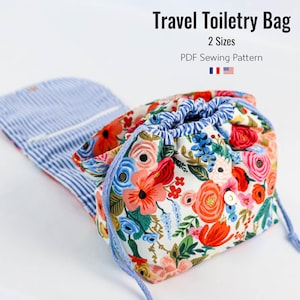 Bolsa fácil de costurar, saco de armazenamento, molde de costura em PDF (A4, A1, Projetor)