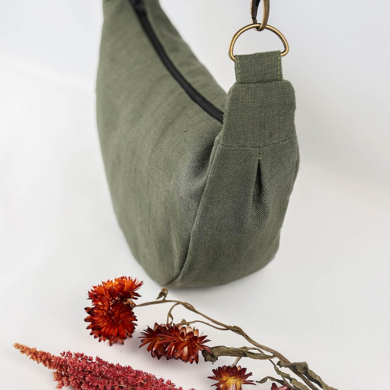 Half Moon Bag Sewing Pattern, Crescent Crossbody & Shoulder Bag, PDF ...